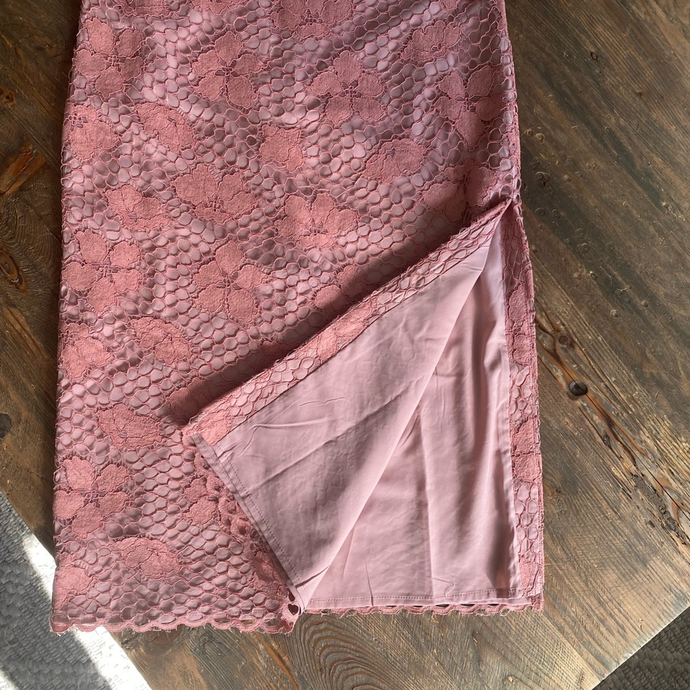 NWT Lace Dress Straps Clay - Pink size Medium - Picture 12 of 14